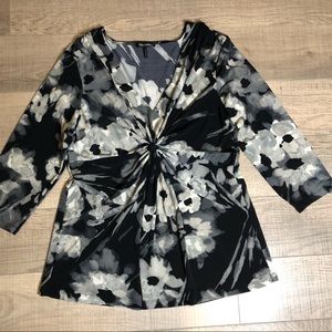 Floral blouse sweater shirt